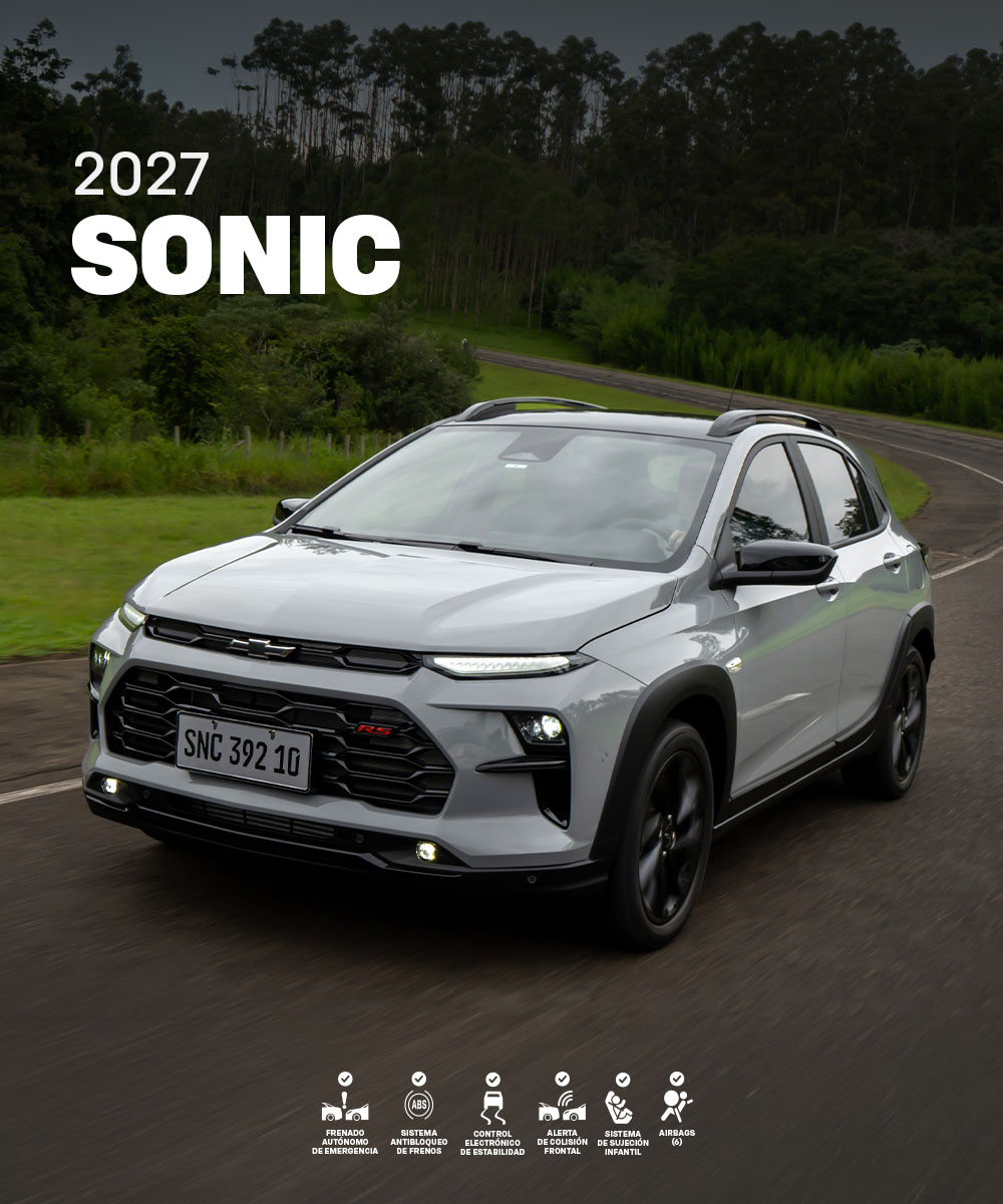Chevrolet Sonic 2027 en carretera