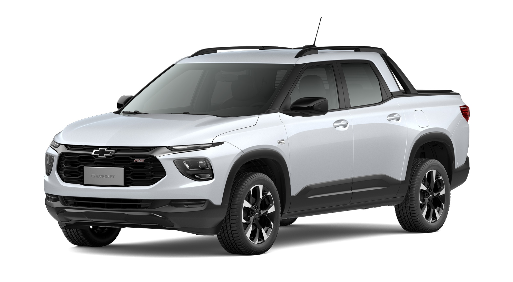 Chevrolet Montana RS color blanco niebla