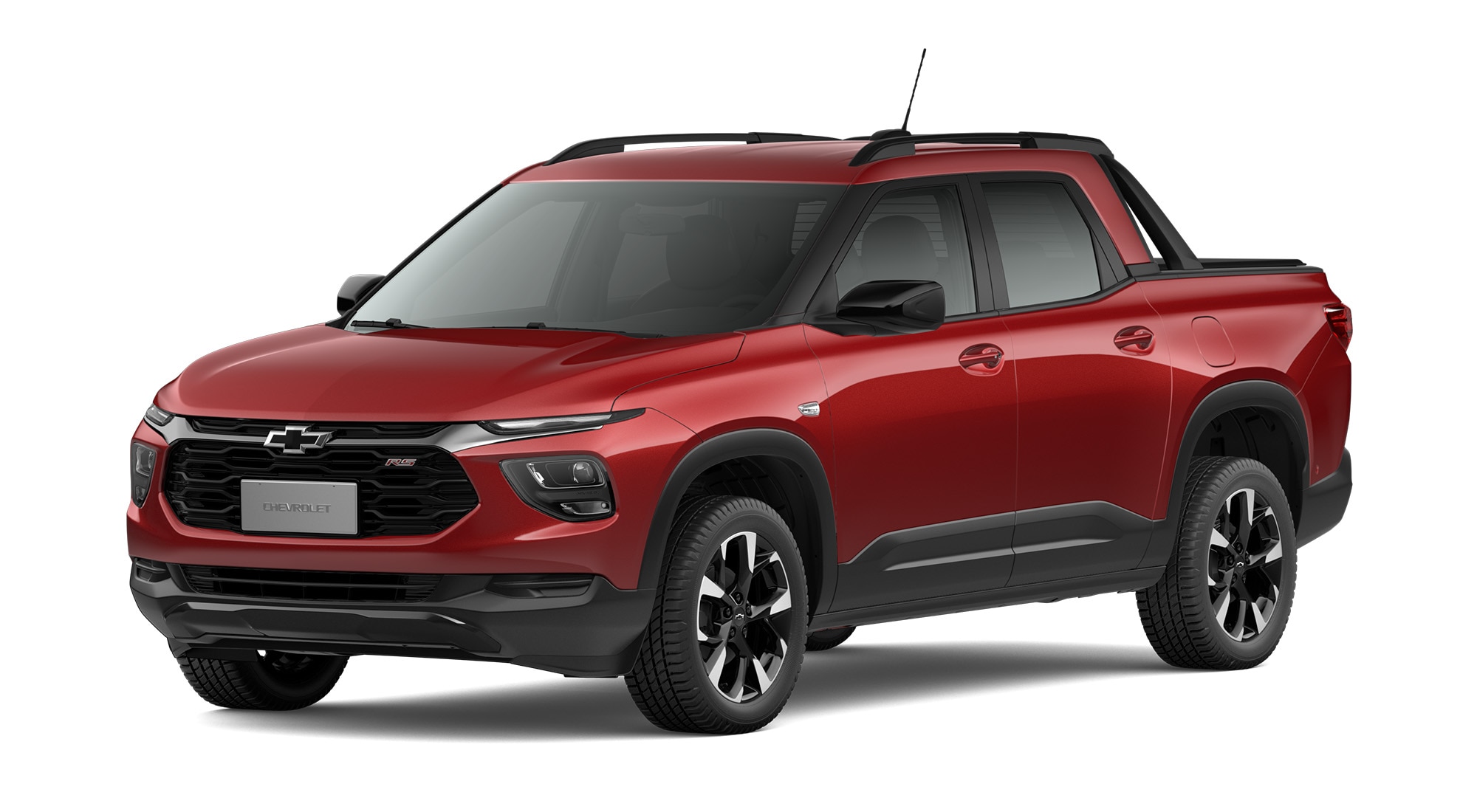 Chevrolet Montana RS color rojo picante